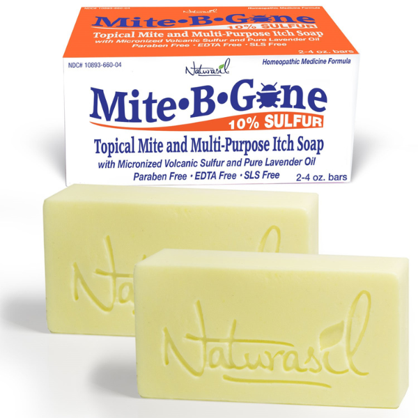 Mite-B-Gone Soaps (2 - 4 Oz Bars) – Naturasil