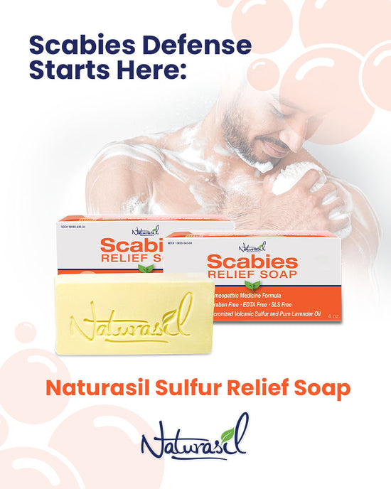 Natural Scabies Sulfur Treatment Soap 2 Bar Pack – Naturasil